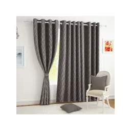 Story@Home 300 Gsm Polyester Blackout 4 Pc Grey-image-29