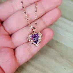 TEMORA Women Rose Gold Necklace and Chains-picture-24