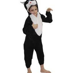 Kaku Fancy Dresses Cat  Animal Theme Costume Set - Black-picture-20
