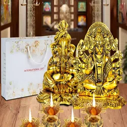 INTERNATIONAL GIFT Gold-Toned Religious Figurine Showpiece-picture-37