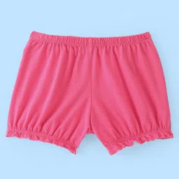 Pine Kids Cotton Lycra Branding Print Bloomers Pack Of 3 - Pink & White image 5