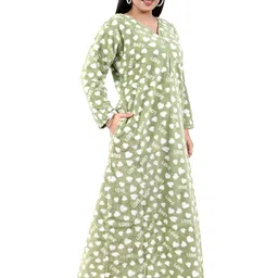 MIAVII CREATION Printed Maxi Nightdress image 5