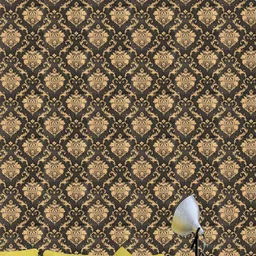 Jaamso Royals Damask Broen & Beige Peel and Stick Self-Adhesive Wallpaper-picture-18