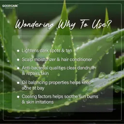 GOODCARE Pure Ayurvedic Aloe Vera Gel for Hair, Skin & Face with Vitamin E and C image 5