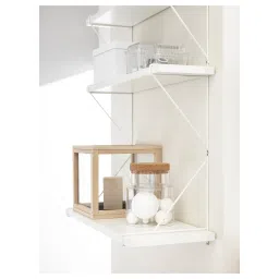 ikea bergshult / pershult Wall shelf, white/white, 80x20 cm image 5