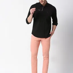 Basics Men Tapered Fit Mid-Rise Trousers image 3