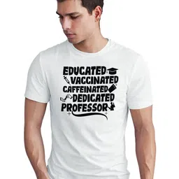 Seekbuylove Typography Printed Round Neck Bio Finish Pure Cotton T-shirt-picture-29