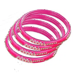 SOMIL Set Of 28 Artificial Stones-Studded Bangles image 3