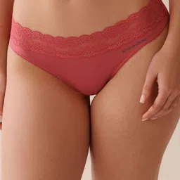 La Vie en Rose Women Self-Design Low-Rise Lace Band Bikini Panty-image-56