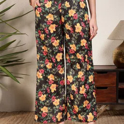 Modsik Floral-Printed Cropped-Top With Palazzo image 2