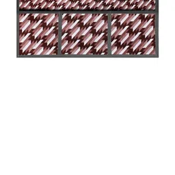 The Furnishing Tree Maroon Printed Refrigerator Cover image 3