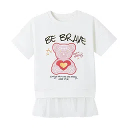 StyleCast x Revolte Girls Print Ruffled T-shirt Dress-picture-7