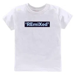 KAVEE Kids Typography High Neck Pure Cotton Applique T-shirt-image-45