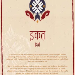 Taavi Geometric Woven Design Crop Ikat Jacket image 2