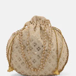 DRASTR Embellished Embroidered Potli Clutch-picture-20
