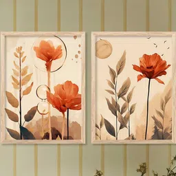 WALLLANE Brown Wood Wall Art-picture-35