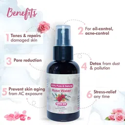 Elecsera Pure & Natural Rose Water- 100 ml image 5