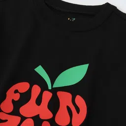 SPUNKIES Boys Typography Printed Pockets T-shirt image 3