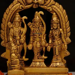 Zunaldo Brass Ram Darbar With Yeli Showpieces-image-3