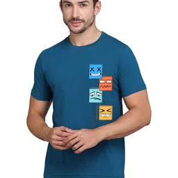 TEEFOX Graphic Printed Round Neck T-shirt-picture-25