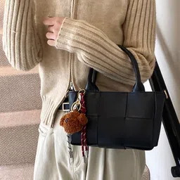 CORSICA Women Black Solid Swagger Handheld Bag image 1