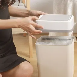 HOUSE OF QUIRK White & Violet Smart Automatic Motion Sensor Bin - 12 L image 5