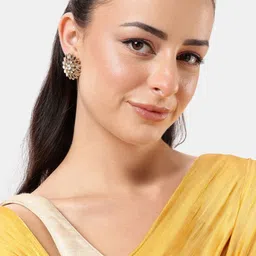 Anouk Set Of 2 Gold-Plated Brass Artificial Stones Studs image 2
