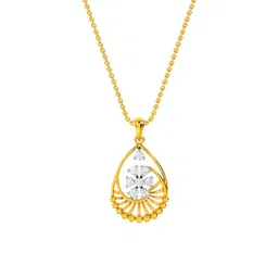 KISNA DIAMOND AND GOLD JEWELLERY 18KT Pendant Diamond Weight - 0.16 CT image 2