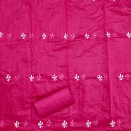 Blissta Embroidered Unstitched Dress Material image 3