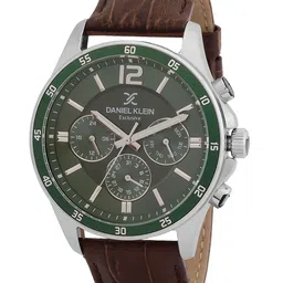 Daniel Klein Exclusive Unisex Dial & Leather Textured Straps Analogue Watch DK.1.13973-3-picture-37