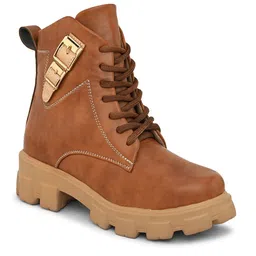 Longwalk Women Round Toe Lace-Ups Regular Boots image 5