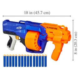 Nerf N-Strike Elite  Surgefire 15 Dart Gun - Blue Orange image 3