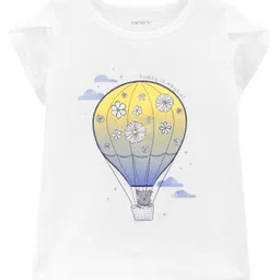 Carter's Hot Air Balloon Jersey Tee - White image 4
