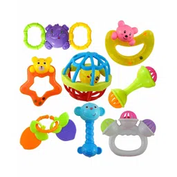 Enorme Baby Rattle Pack Of 8 (Color May Vary) image 3
