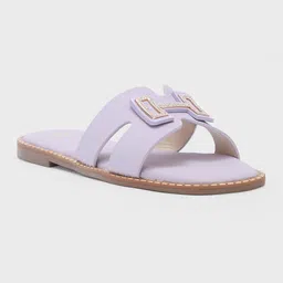 Sole To Soul Women Open Toe Flats with Bows image 2