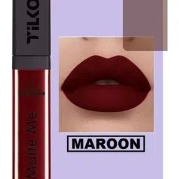 TILKOR Matte Me Long Wearing Liquid Lipstick- 6 ml- Maroon image 2