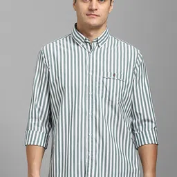 Louis Philippe Sport Men Slim Fit Vertical Striped Cotton Casual Shirt-picture-29