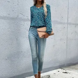 Stylecast X Slyck Print Top image 5