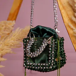 Chiaro Embellished Bucket Handheld Bag-picture-33