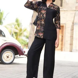 GOLDSTROMS Printed Mandarin Collar Tunic With Trouser image 4