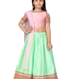 BAESD Girls Ready to Wear Lehenga & Blouse With Dupatta image 1