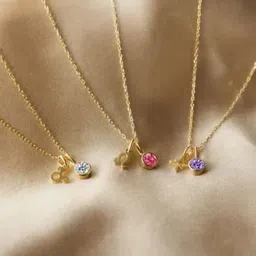 FAB COUTURE Gold-Plated Zircon Studded Scorpio Pendant-picture-18