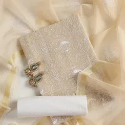 Swtantra Floral Embroidered Unstitched Dress Material-picture-12