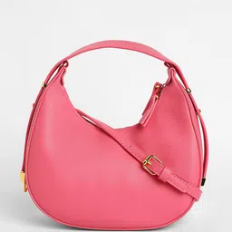 HAUTE SAUCE by Campus Sutra Colourblocked Leather Structured Shoulder Bag with Quilted-picture-35