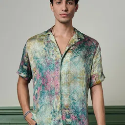 ASUKA Men Floral Opaque Printed Casual Shirt-picture-40