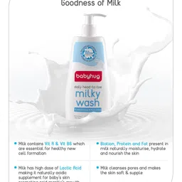 Babyhug Advanced Cold Pressed Extra Virgin Mustard oil 100 ml  & Babyhug Daily Head To Toe Milky Wash - 400 ml image 4