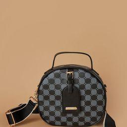 CODE by Lifestyle Printed Structured Sling Bag-picture-33