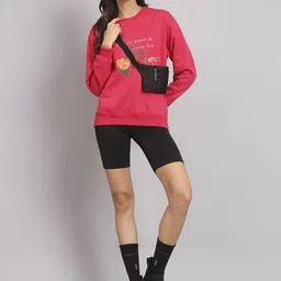 Obaan Women Printed Full Sleeve Round Neck Sweatshirt-image-23