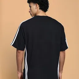 WEARDUDS Typography Printed Applique Oversized T-shirt image 5