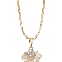 FLAURI Gold-Plated Floral Pendants with Chains-picture-11